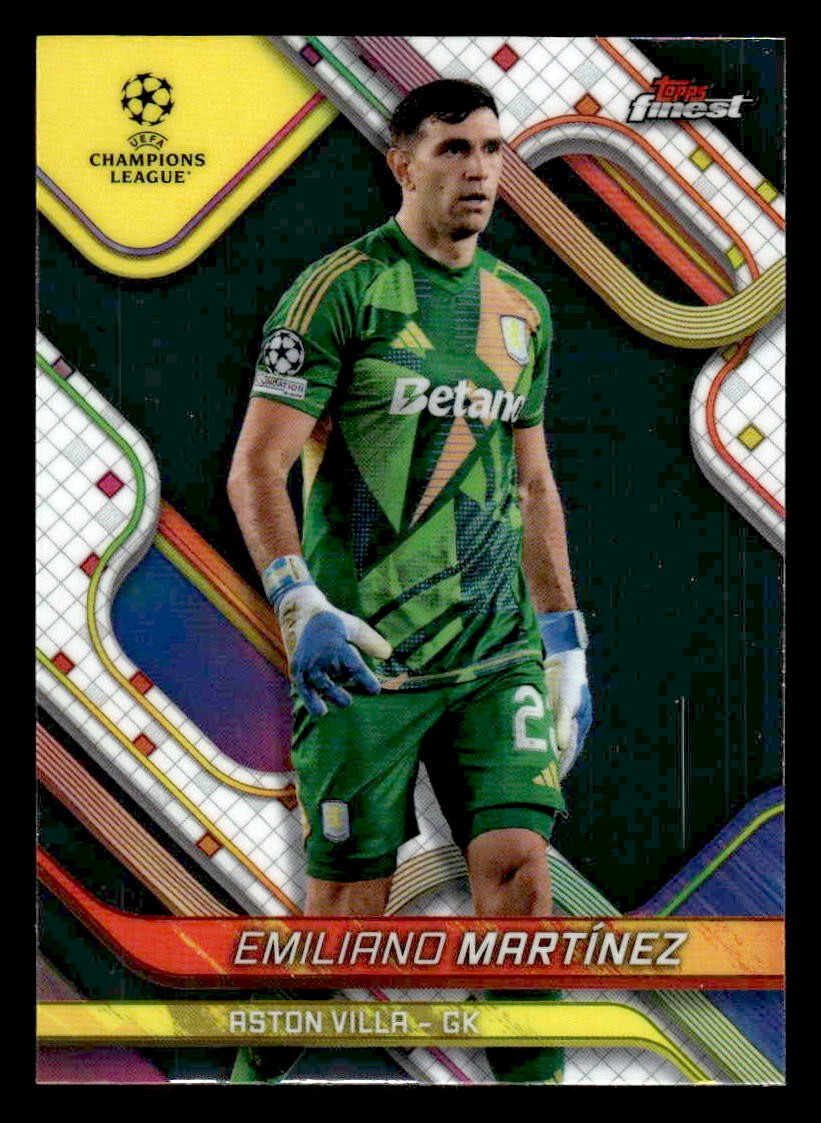 2024-25 Topps Finest UEFA Club Comp #110 Emiliano Martinez