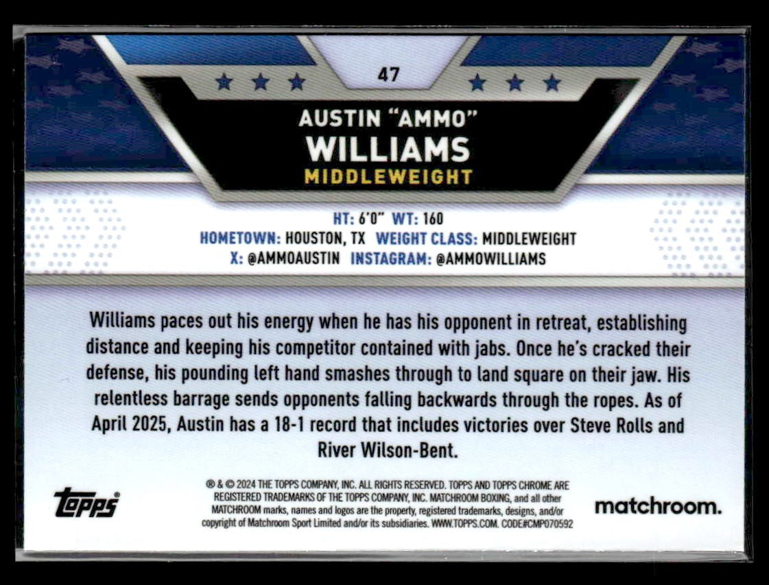 2024 Topps Chrome #47 Austin Williams