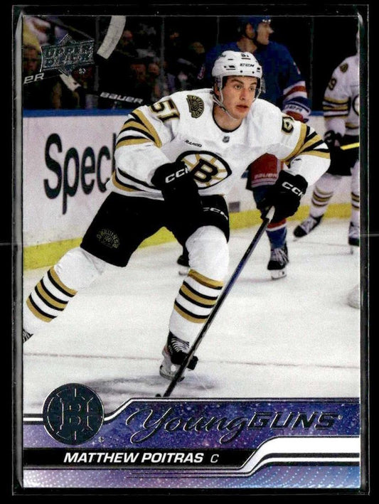 2023-24 Upper Deck #478 Matthew Poitras