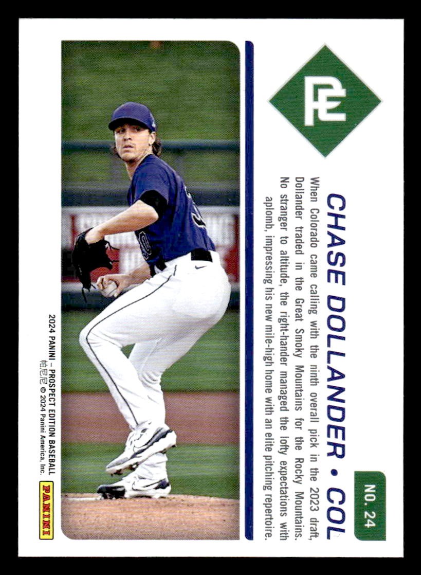 2024 Panini Prospect Edition #24 Chase Dollander