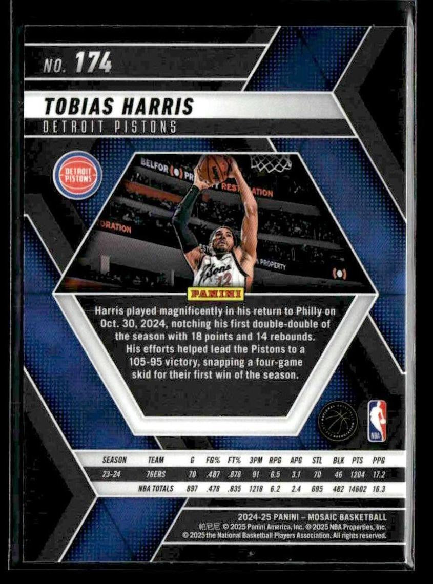 2024-25 Panini Mosaic #174 Tobias Harris