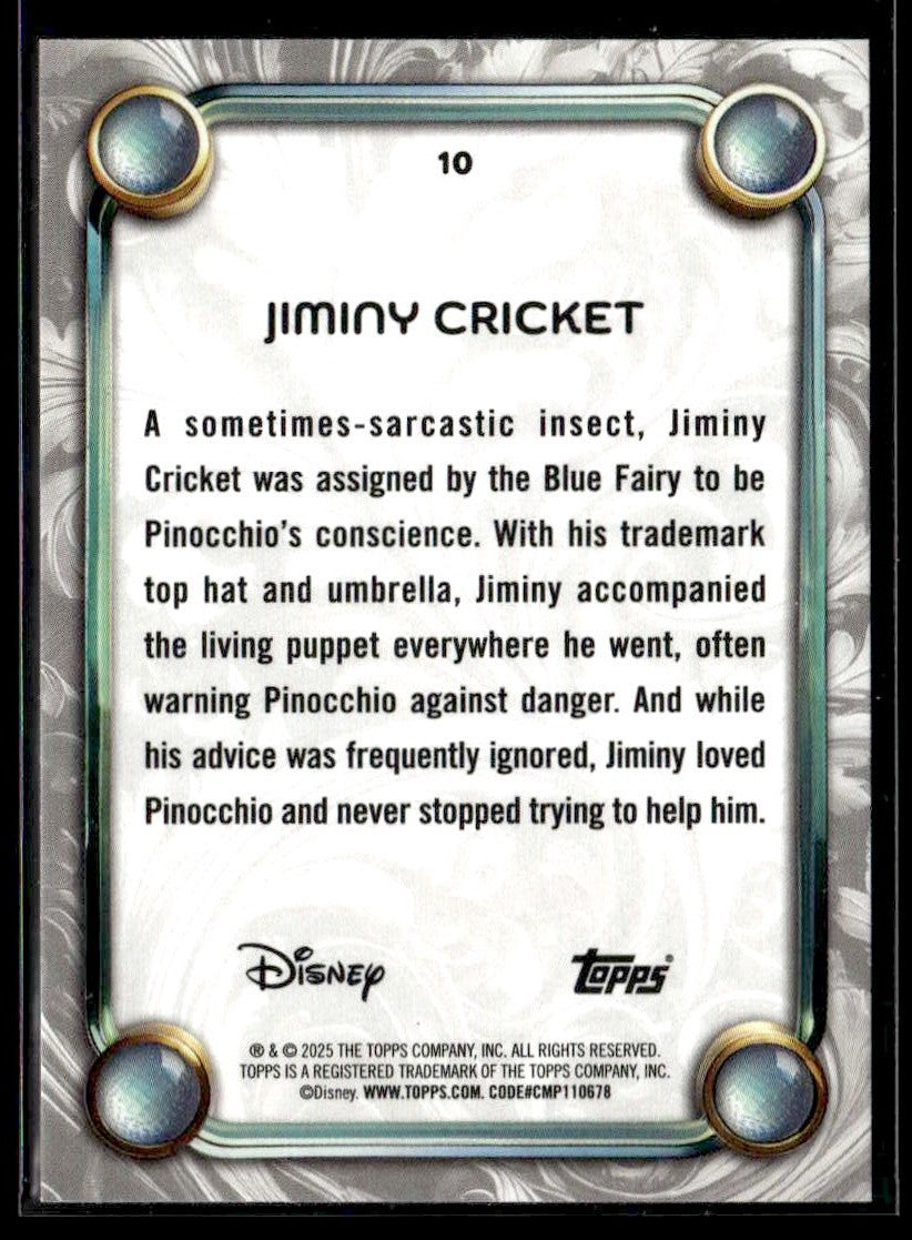 2025 Topps Disney Wonder #10 Jiminy Cricket