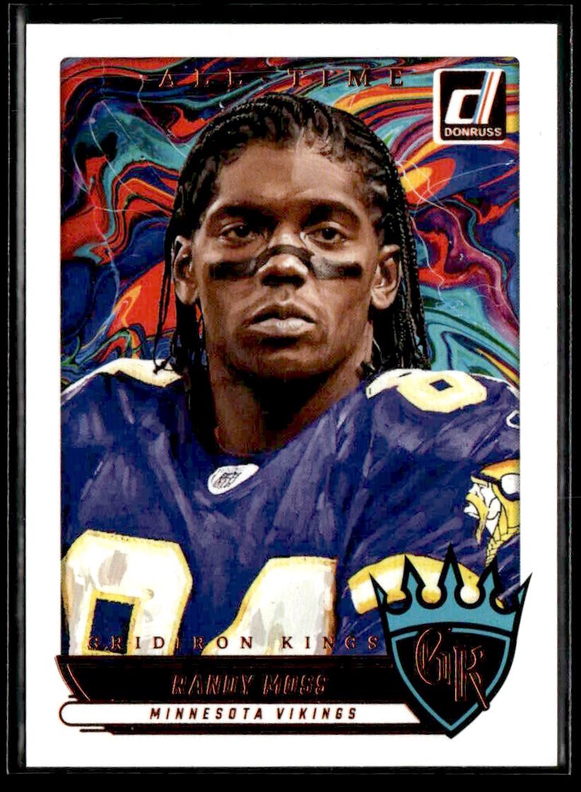 2025 Donruss #ATGK-RMS Randy Moss All-TIme Gridiron Kings