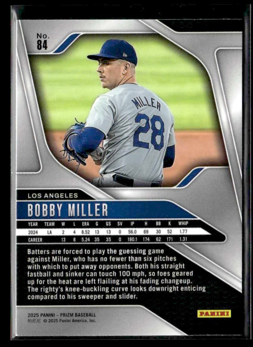 2025 Panini Prizm #84 Bobby Miller