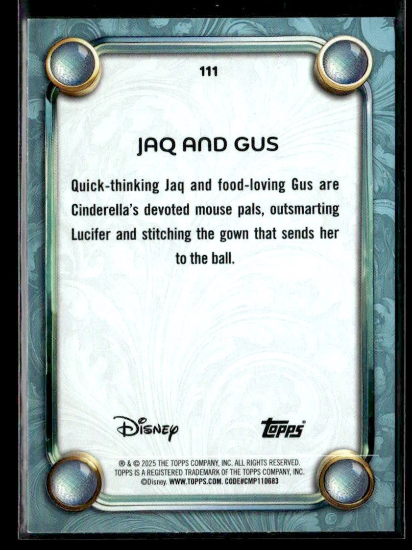 2025 Topps Disney Wonder #111 Jaq and Gus Tier 2