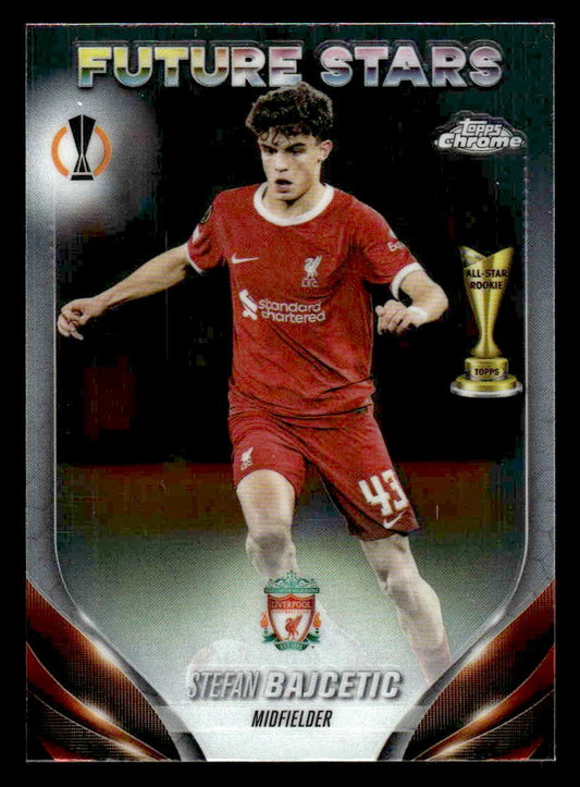 2023-24 Topps Chrome UEFA Club Competitions #81 Stefan Bajcetic