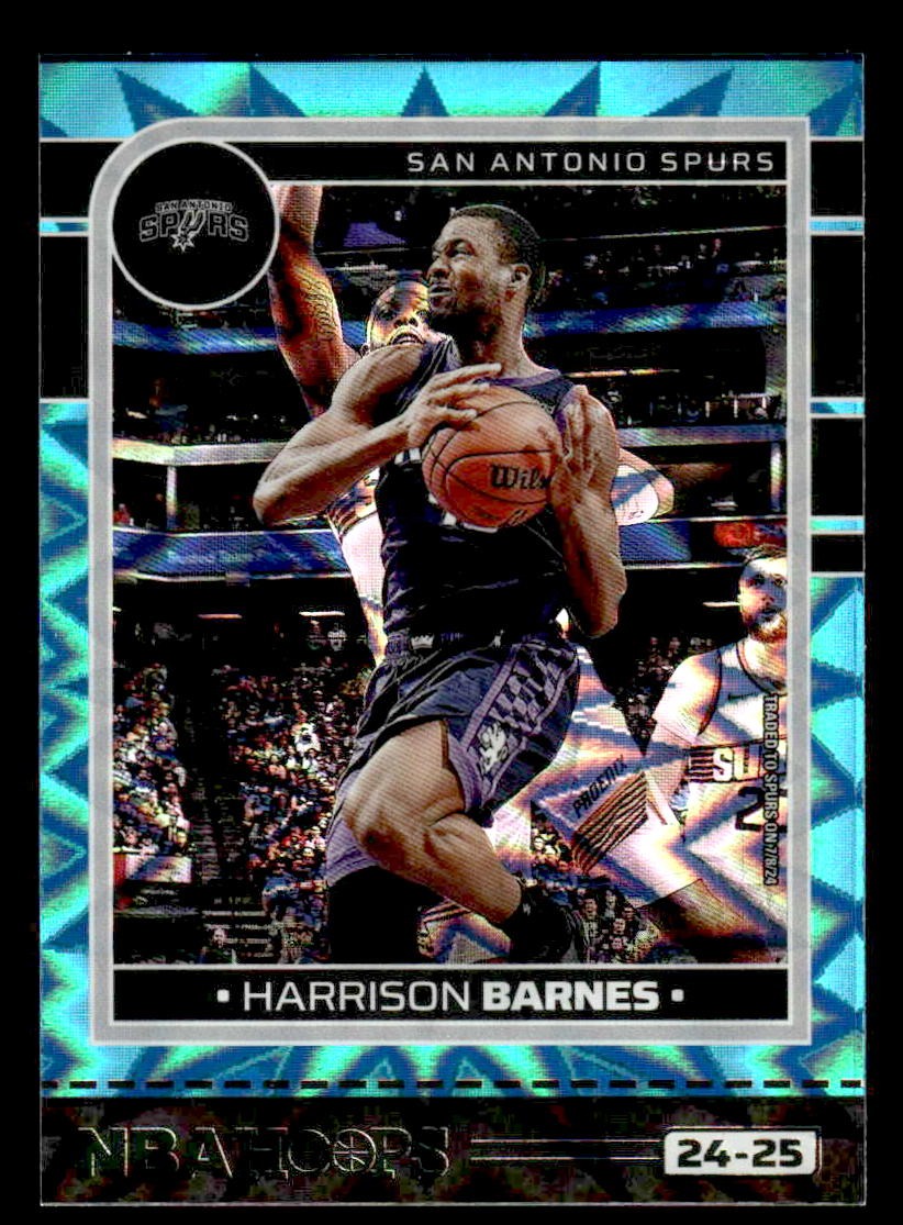 2024-25 Hoops #48 Harrison Barnes Teal Explosion