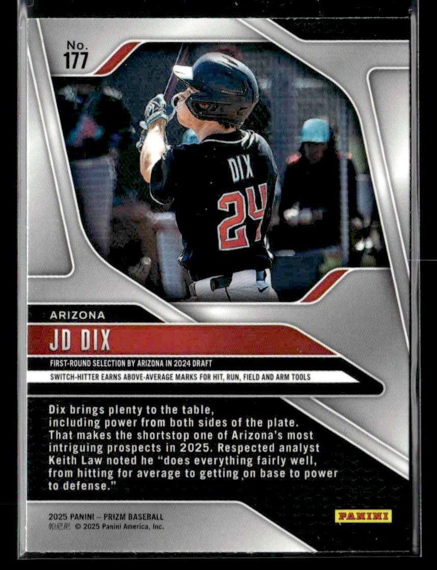 2025 Panini Prizm #177 JD Dix