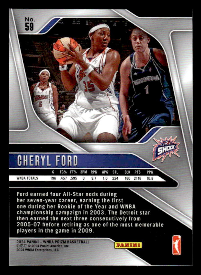 2024 Panini Prizm WNBA #59 Cheryl Ford