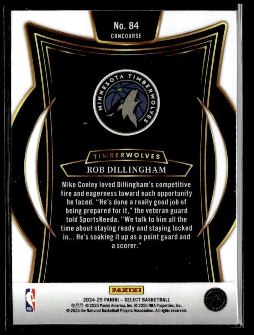 2024-25 Panini Select #84 Rob Dillingham