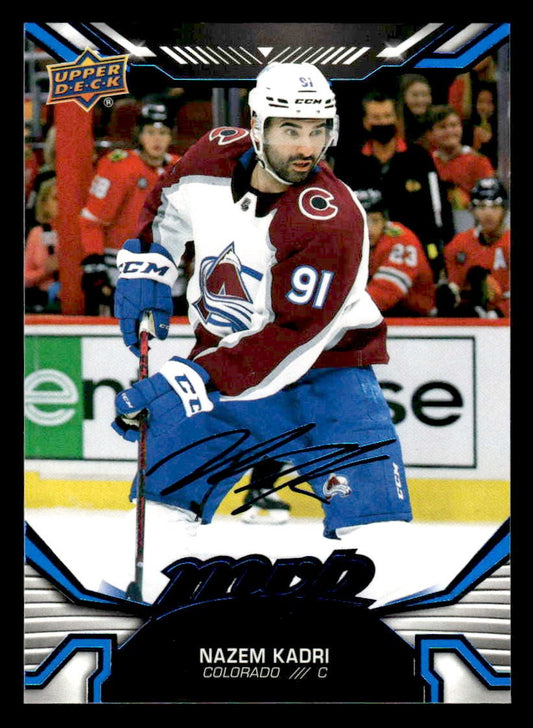 2022-23 Upper Deck MVP #147 Nazem Kadri Blue Script