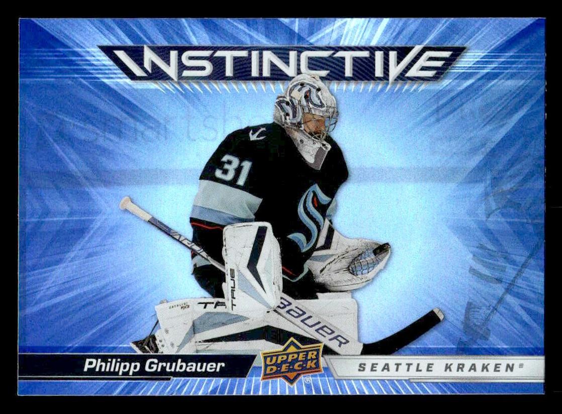 2023-24 Upper Deck #IN-19 Philipp Grubauer Instinctive