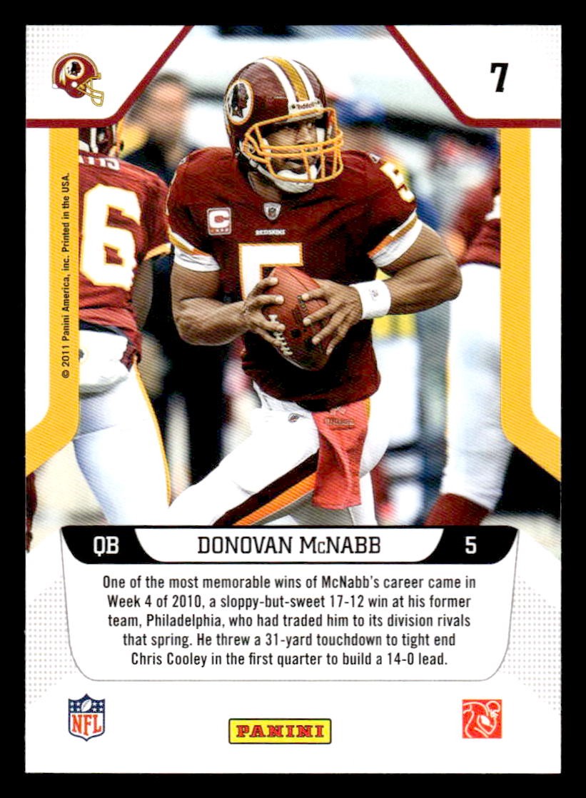 2011 Score #7 Donovan McNabb Millennium Men