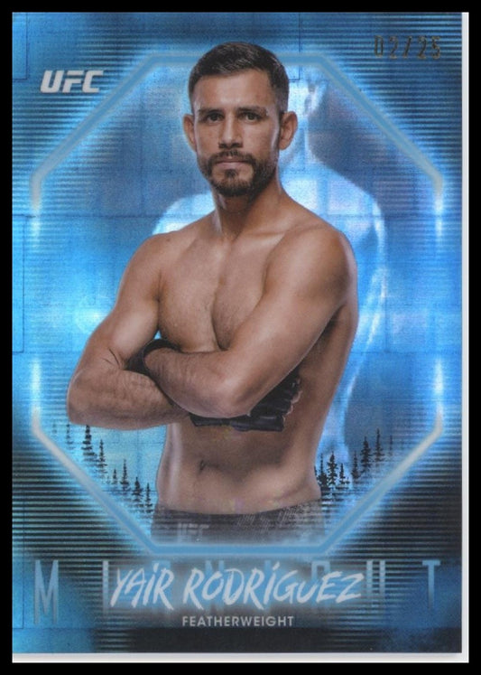 2025 Topps Midnight UFC #7 Yair Rodríguez Moonrise