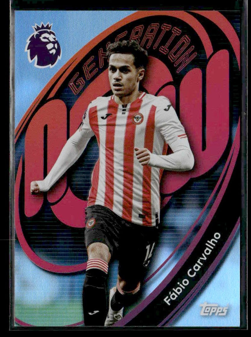 2025-26 Topps Premier League #70 Fábio Carvalho Rainbow Foil