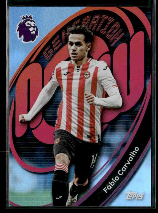 2025-26 Topps Premier League #70 Fábio Carvalho Rainbow Foil