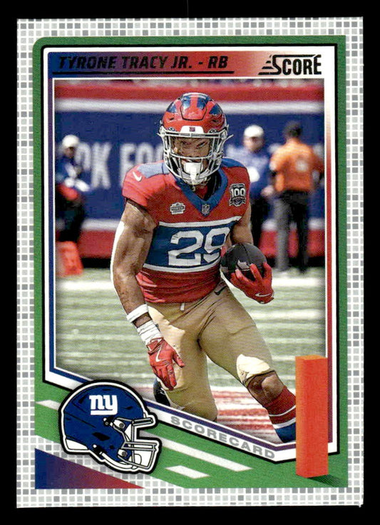 2025 Score #116 Tyrone Tracy Jr. Scorecard