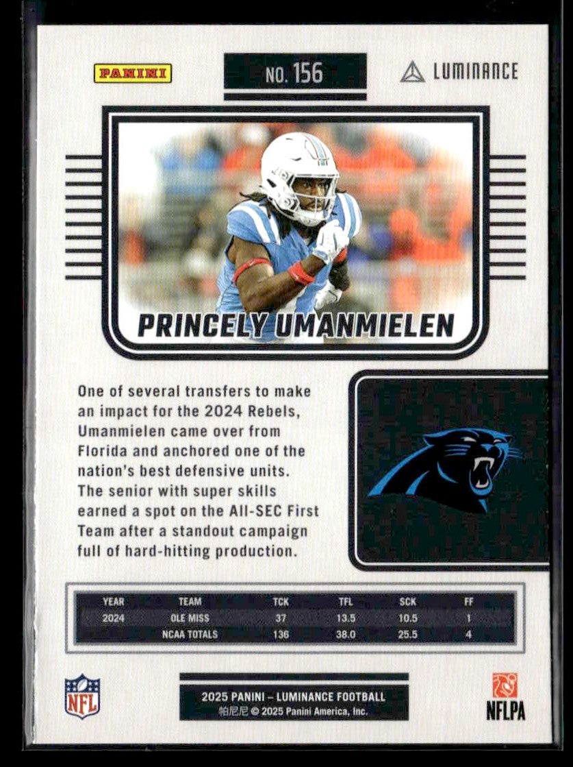 2025 Panini Luminance #156 Princely Umanmielen