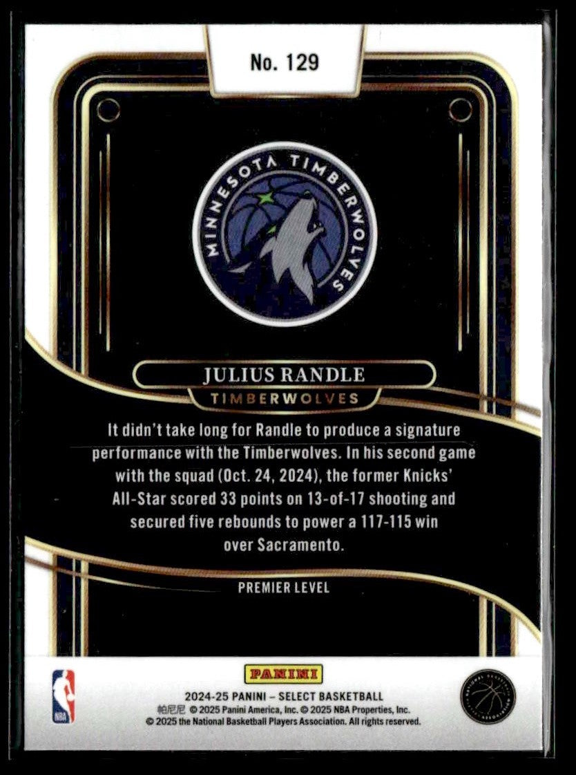 2024-25 Panini Select #129 Julius Randle