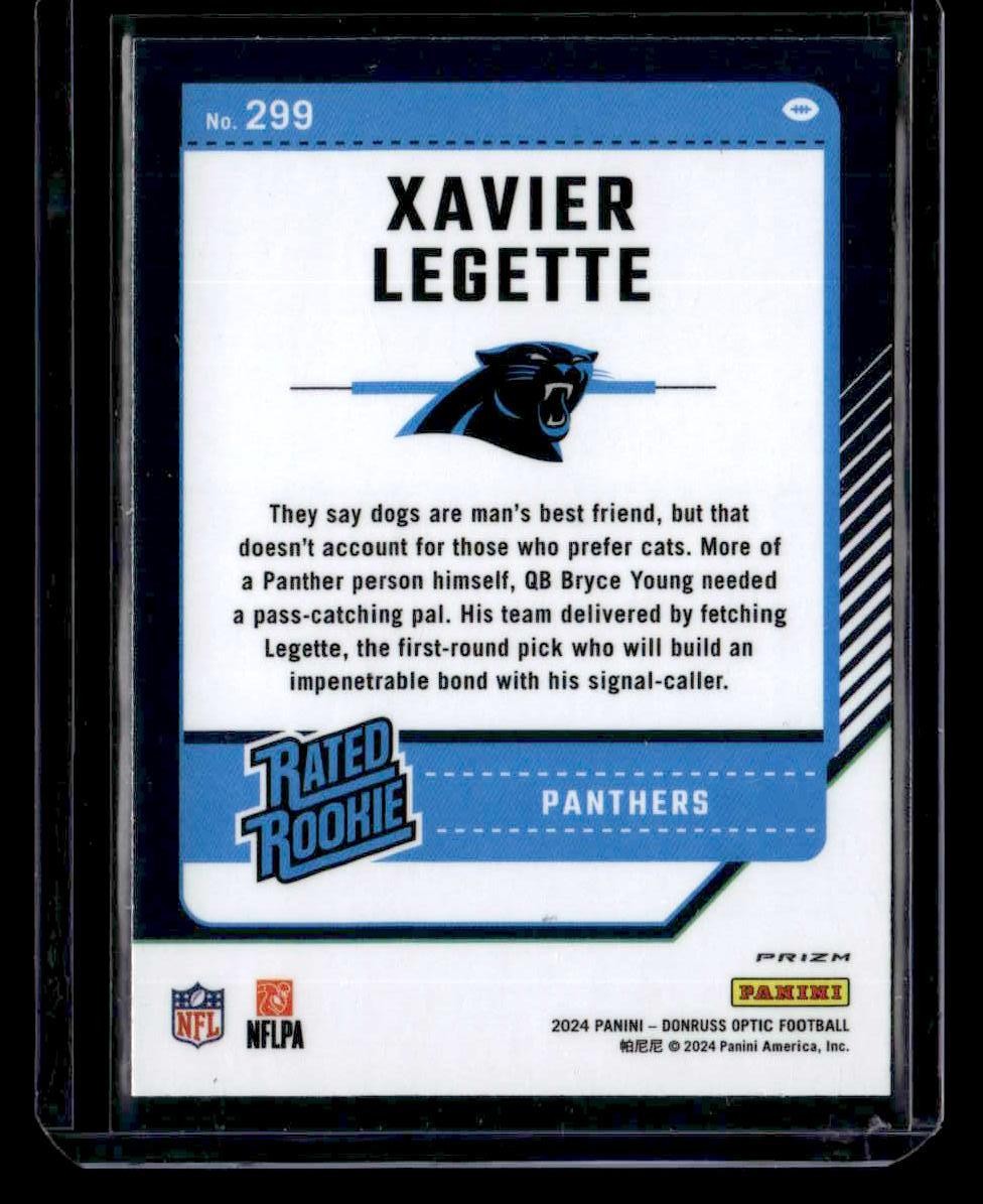 2024 Donruss Optic #299 Xavier Legette