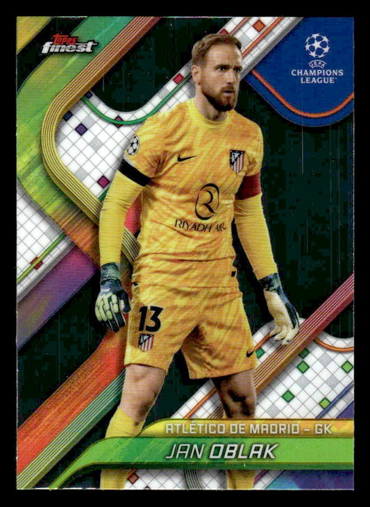 2024-25 Topps Finest UEFA Club Comp #124 Jan Oblak