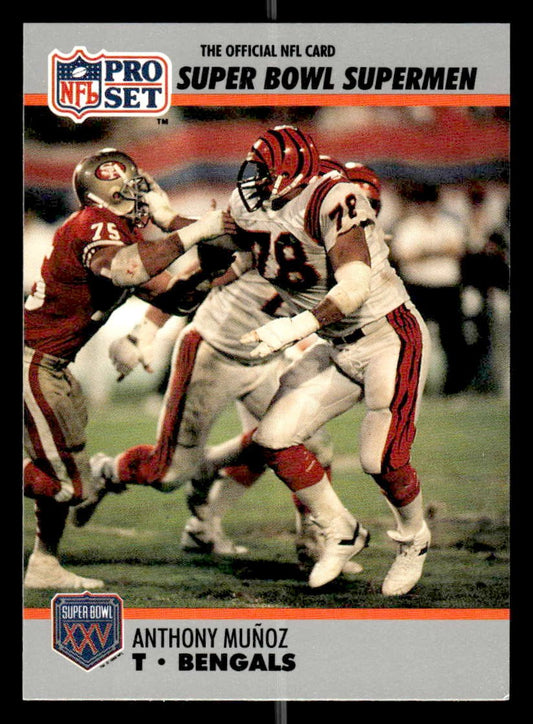 1990-91 Pro Set Super Bowl XXV Silver Anniversary Comm #59 Anthony Munoz