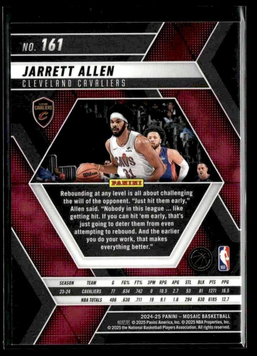 2024-25 Panini Mosaic #161 Jarrett Allen