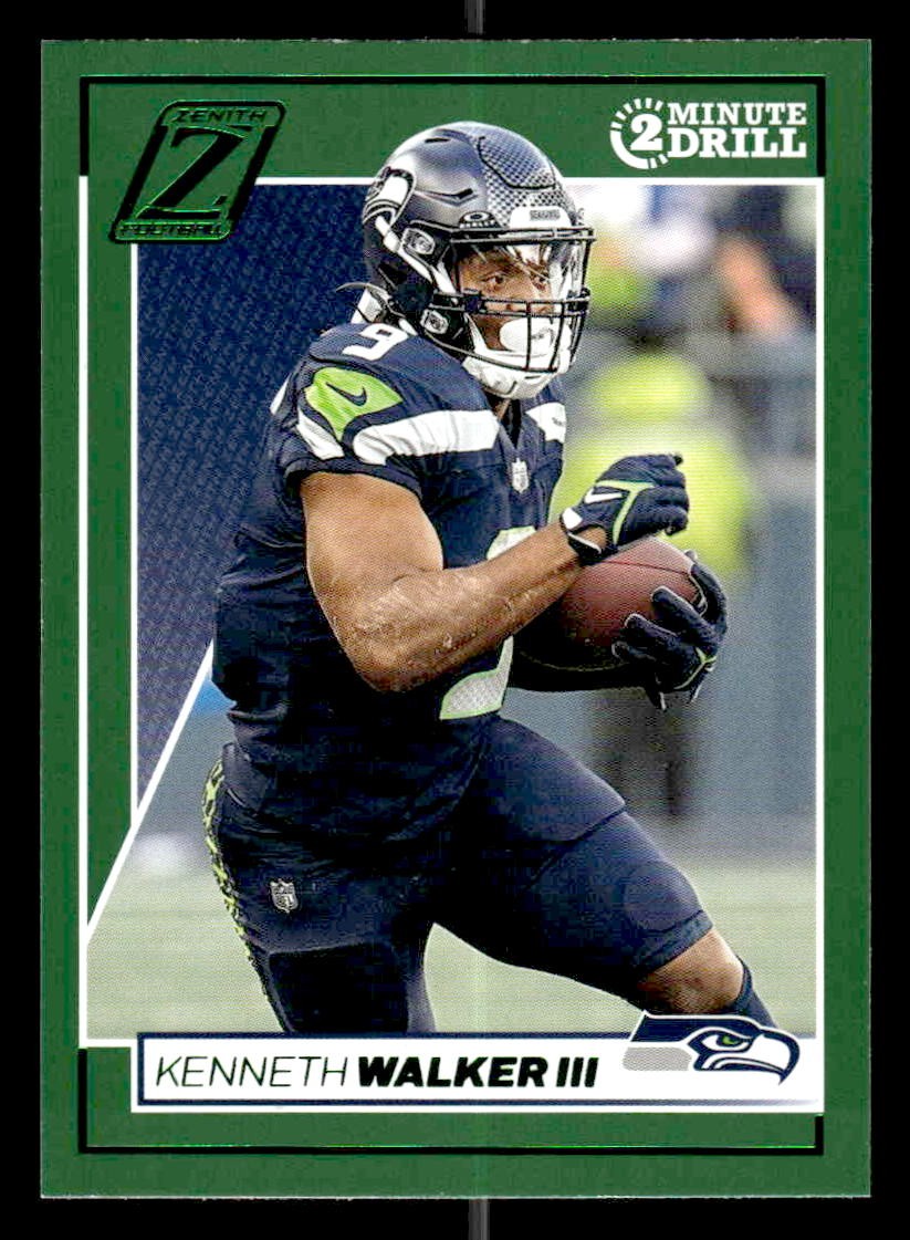 2024 Panini Zenith #91 Kenneth Walker III Two Minute Drill