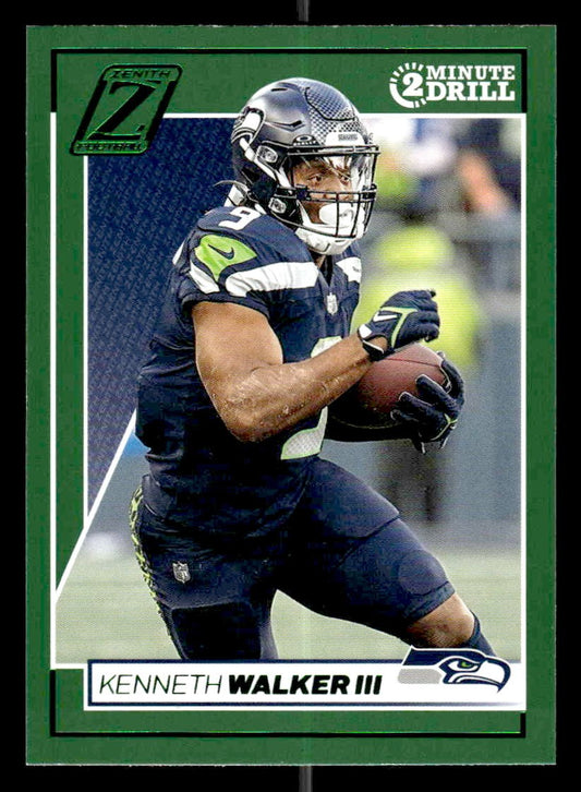 2024 Panini Zenith #91 Kenneth Walker III Two Minute Drill