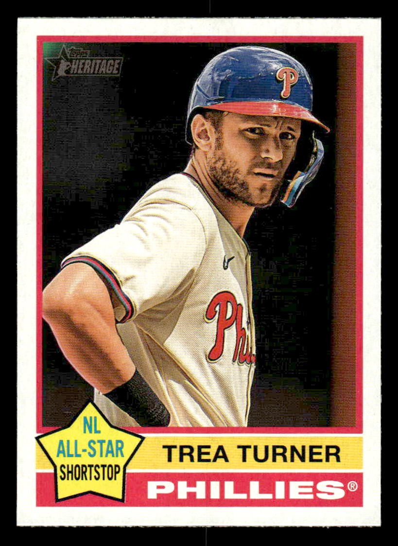 2025 Topps Heritage #48 Trea Turner Chrome