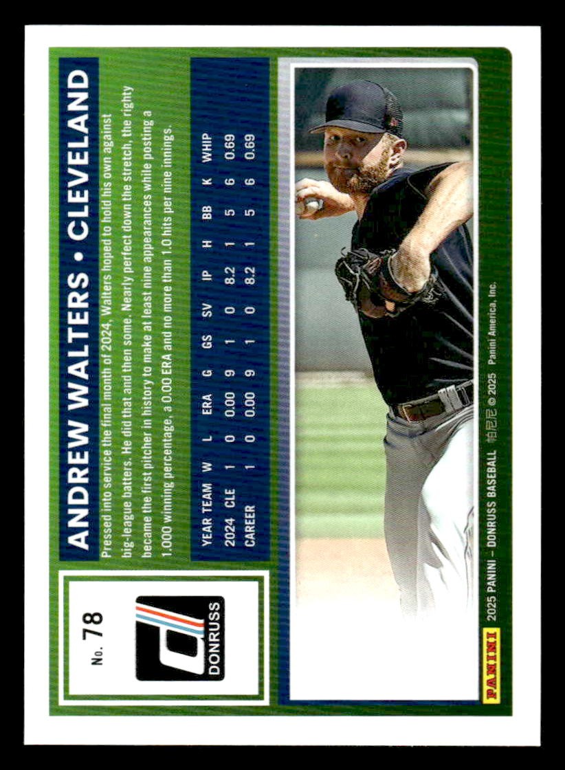 2025 Donruss #78 Andrew Walters