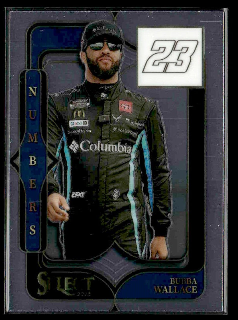 2025 Panini Select #24 Bubba Wallace Select Numbers