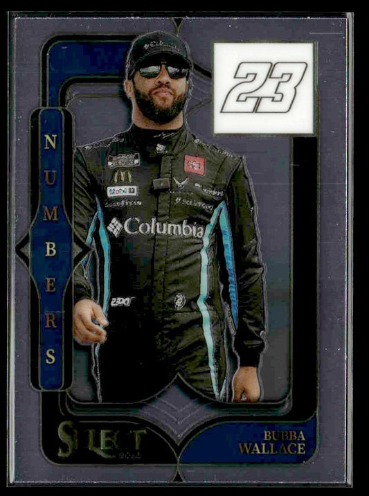 2025 Panini Select #24 Bubba Wallace Select Numbers