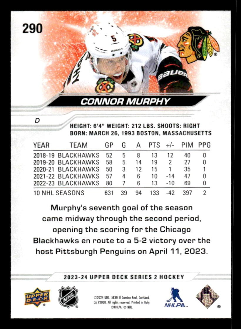 2023-24 Upper Deck #290 Connor Murphy
