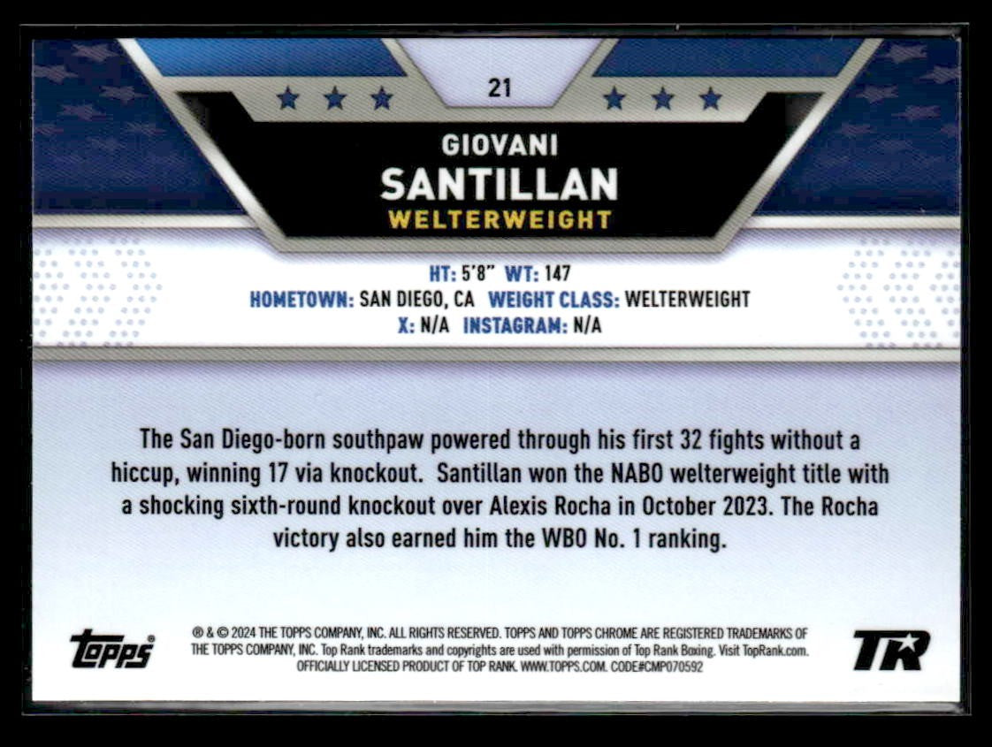 2024 Topps Chrome #21 Giovani Santillan