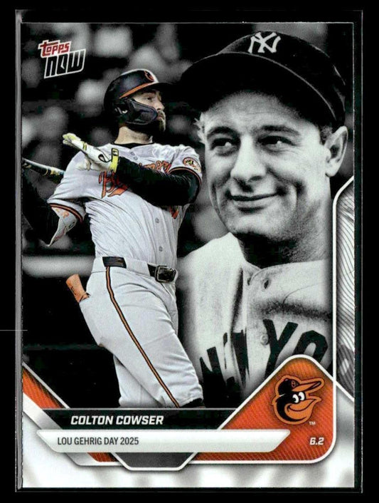 2025 Topps Now Lou Gehrig Day: Presented by Sarah Langs #LGD-CC Colton Cowser