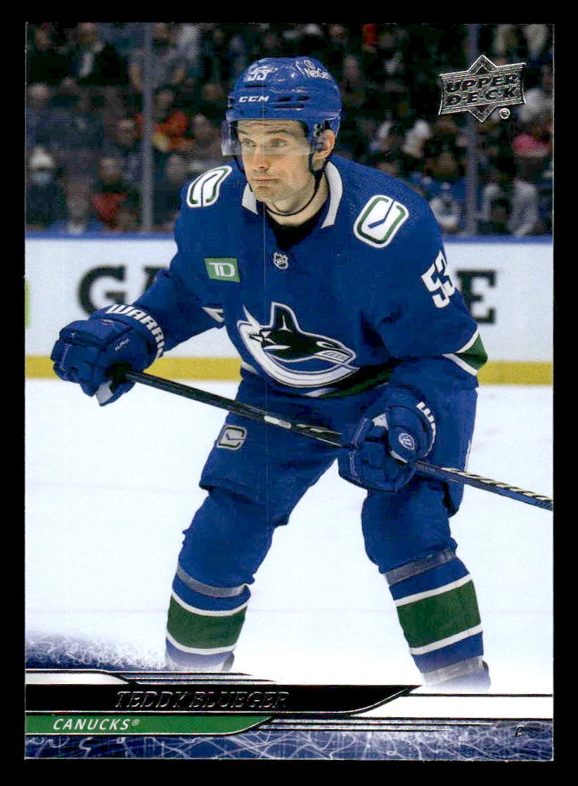 2024-25 Upper Deck #428 Teddy Blueger Deluxe #/250