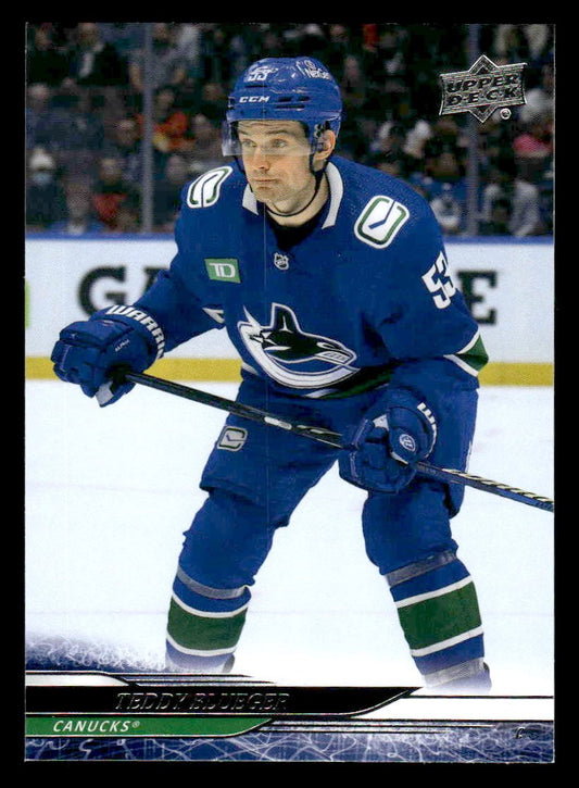 2024-25 Upper Deck #428 Teddy Blueger Deluxe #/250
