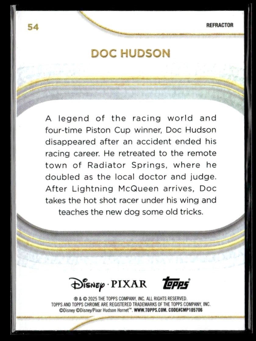 π Doc Hudson β 2025 Topps Chrome Disney Refractor #54 π