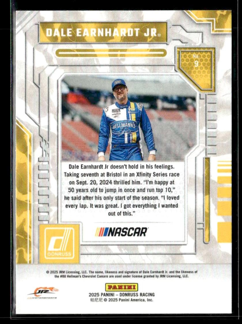 2025 Donruss #9 Dale Earnhardt Jr Season Highlights