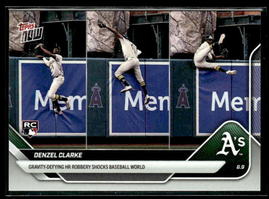 2025 Topps Now #283 Denzel Clarke Gravity Defying HR Robbery