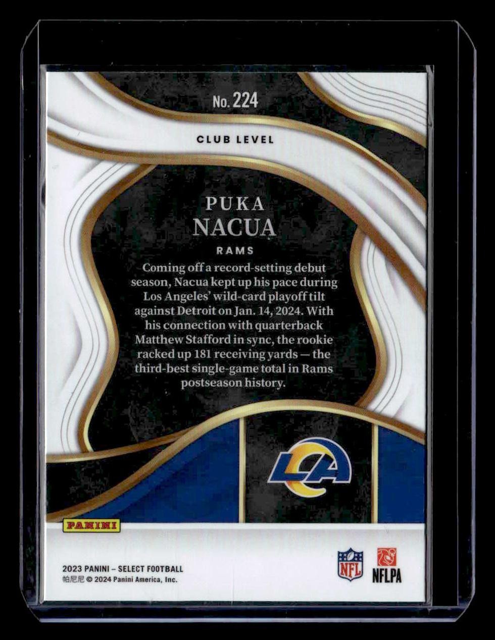 2023 Panini Select #224 Puka Nacua
