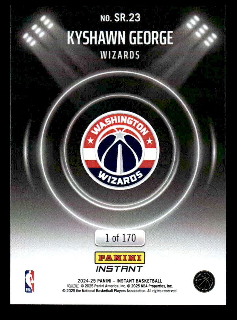 2024-25 Panini Instant NBA Spotlight Rookies #SR.23 Kyshawn George