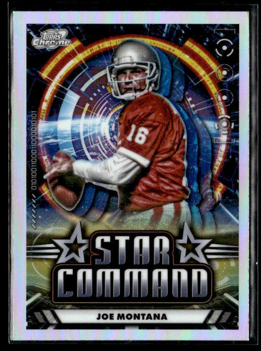 2024 Topps Chrome Cosmic #SC-22 Joe Montana Star Command