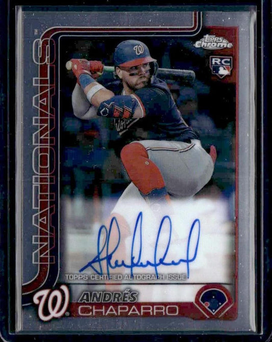 2025 Topps Chrome #RA-AC Andres Chaparro Rookie Autographs