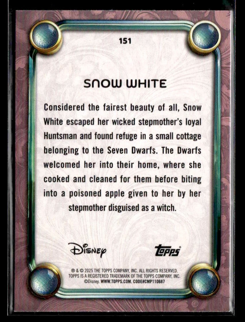 2025 Topps Disney Wonder #151 Snow White Tier 2