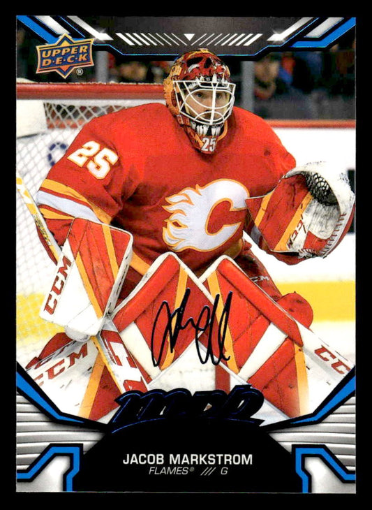 2022-23 Upper Deck MVP #115 Jacob Markstrom Blue Script