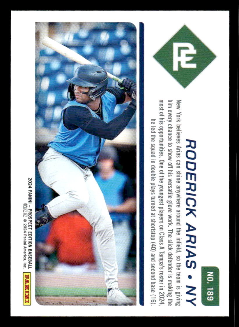 2024 Panini Prospect Edition #189 Roderick Arias