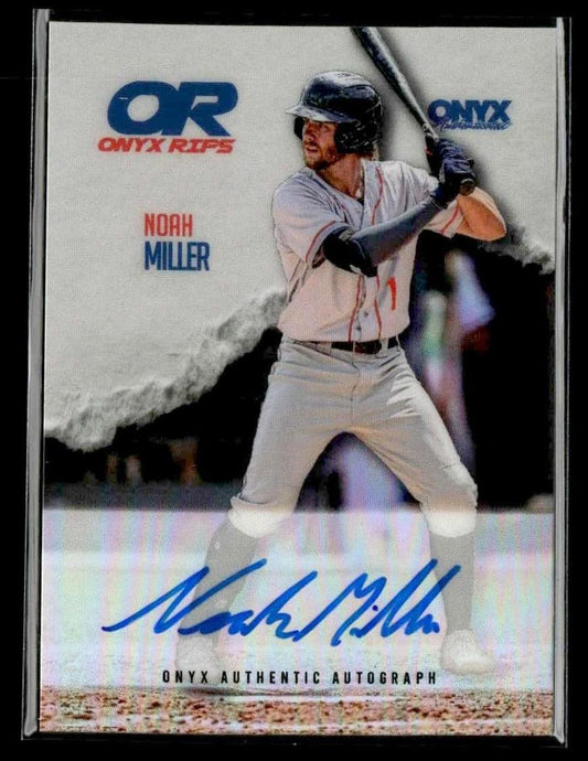 2025 Onyx Rips #RAB-NOMI Noah Miller Refractor Autographs