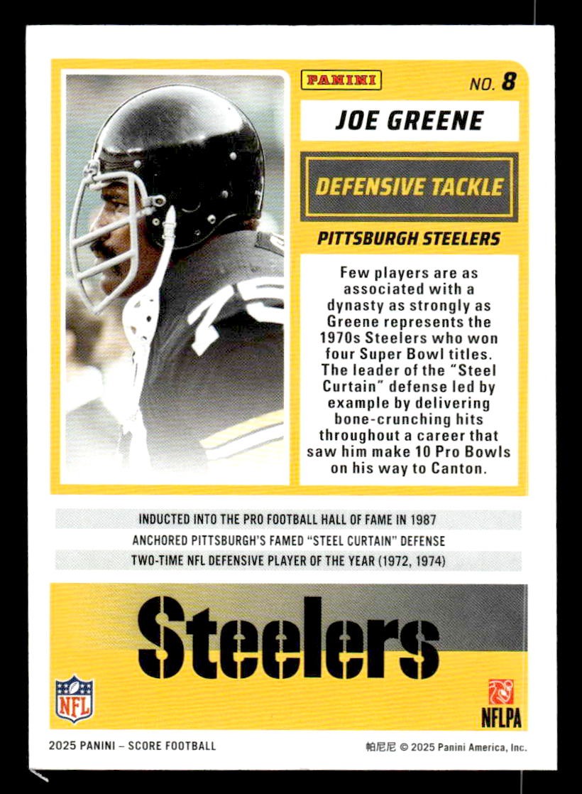 2025 Score #8 Joe Greene